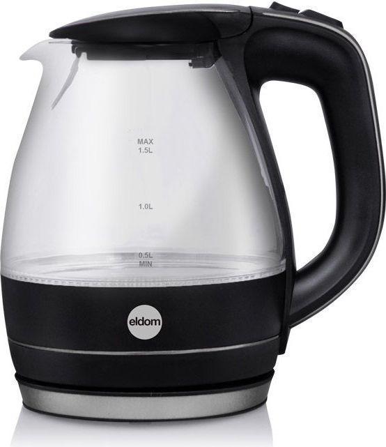 Image du produit Eldom Glassy C400S bouilloire électrique noire (1.50 l)