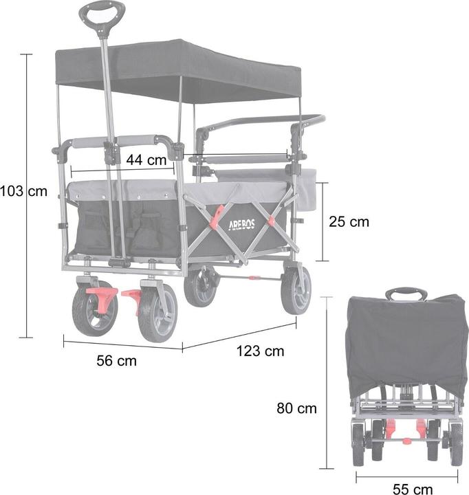 Produktbild Arebos Bollerwagen