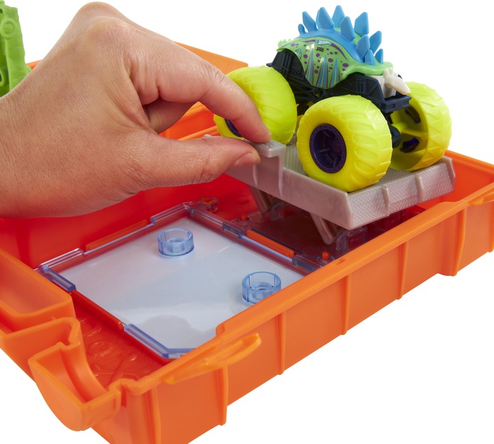Image du produit Hot Wheels Monster Trucks Stunt N' Go Fossil Playset (EC)