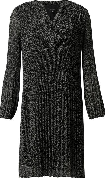 Produktbild Comma Kleid Plissiertes Chiffon-Kleid mit V-Ausschnitt (38)