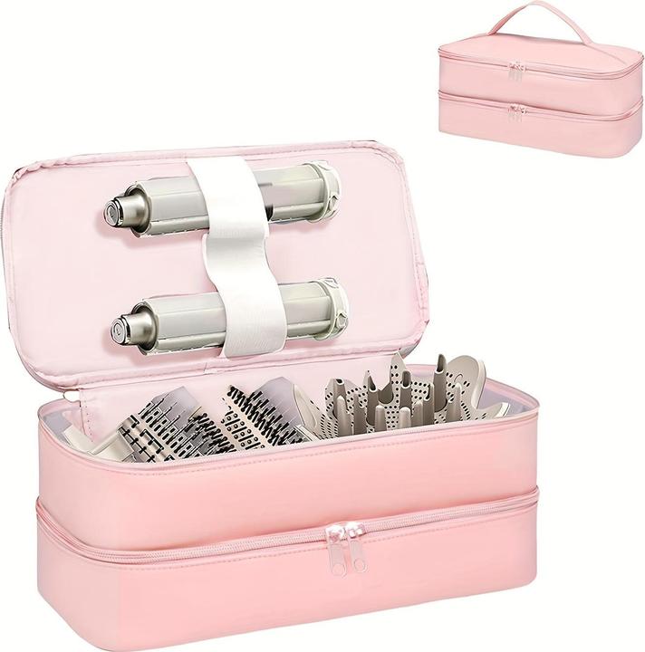 Immagine prodotto Only-Bags.Store Zweilagige Haartrockner-Reisetasche - Wasserfeste, kratzfeste Organizer-Tasche mit hohem