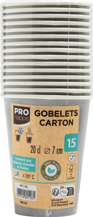 Produktbild PROnappe 15 Einweg-Kaffeebecher 200,0 ml (15 x)