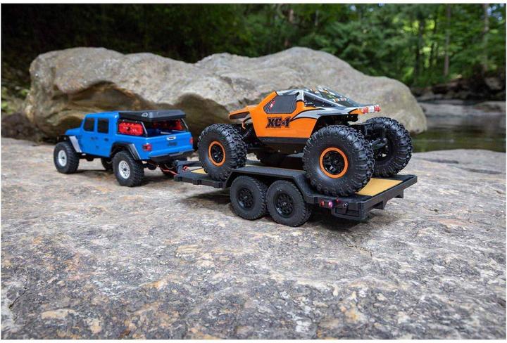 Immagine prodotto Axial Rimorchio pianale a 2 assi 1:24 (RTR pronto all'uso)