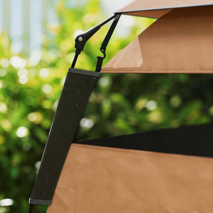 Immagine prodotto PawHut Haustierzelt Polyester Braun (Tenda per cani)