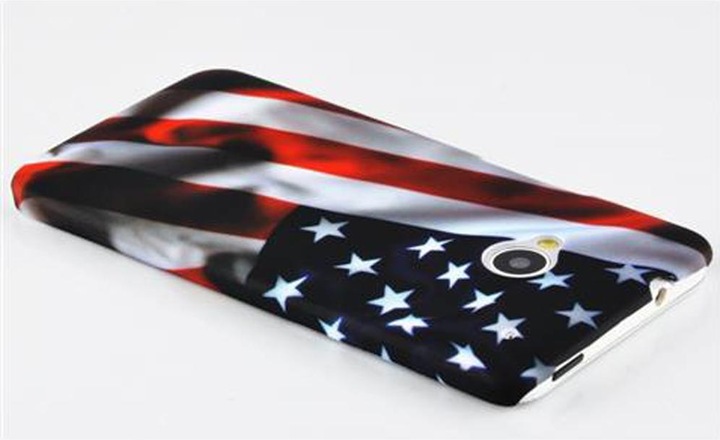 Actual product image Cadorabo Hard cover with imprint cover (HTC One M7)