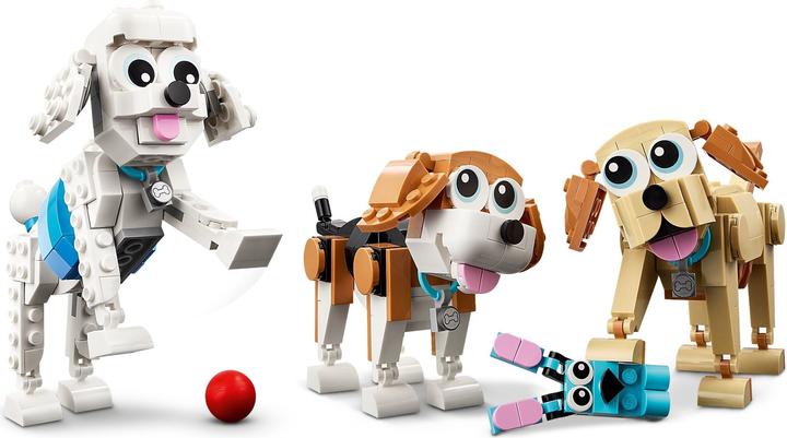 Actual product image LEGO Cute dogs (31137, LEGO Creator 3-in-1)