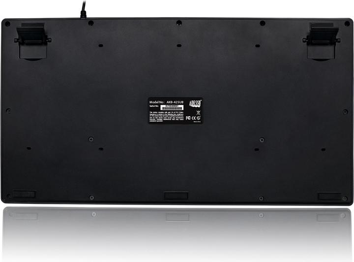 Produktbild Adesso EasyTouch™ 425UB – Touchpad Keyboard including Rackmount qwERTY layout (USA, Kabelgebunden)