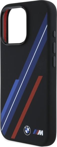 Produktbild BMW BMHMP16L23SSPK iPhone 16 Pro 6.3" czarny/black hardcase Silicone Random Lines MagSafe (Apple iPhone 16 Pro)