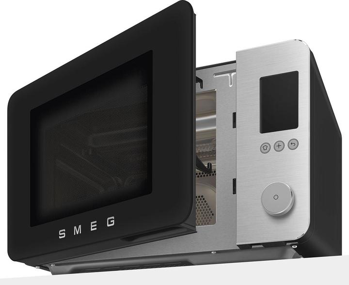 Immagine prodotto Smeg MOC02BLMEU Kombi-Tisch- Mikrowelle + Heissluft/Grill (27 l)