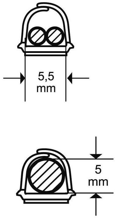 Actual product image Inofix Cablefix 2200 (Duct, 1000 mm)
