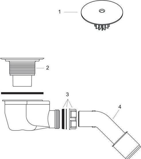 Immagine prodotto hansgrohe Raccordo di scarico STARO 90
