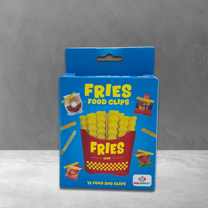 Produktbild Mad Monkey Verschlussclips "Fritten"