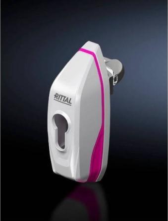 Actual product image Rittal Mini comfort handle AX lock-one + profile half cylinder