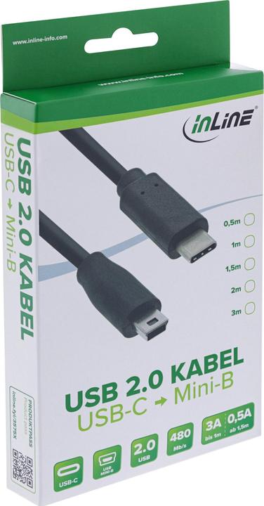 Image du produit InLine Câble USB 2.0 (1 m, USB 2.0)
