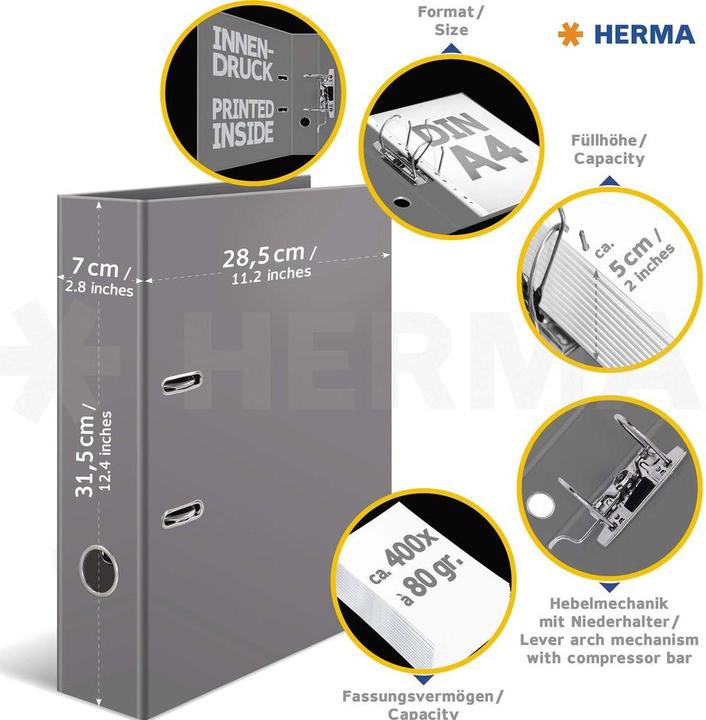 Produktbild HERMA Paris (A4, 70 mm, 1 Stk.)