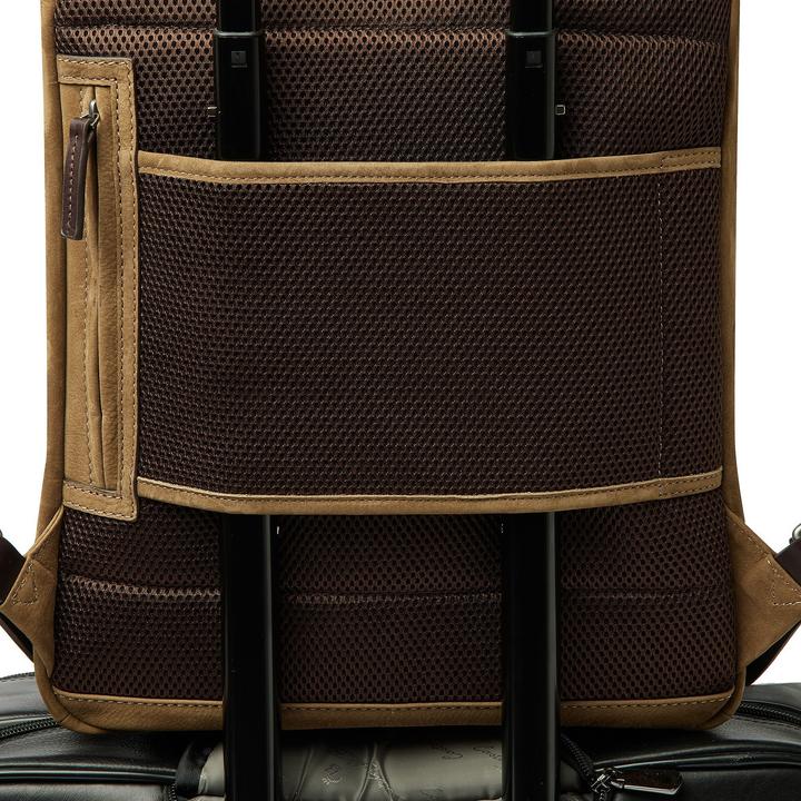 Actual product image Castelijn & Beerens Veneto backpack RFID protection leather 39 cm laptop compartment (11 l)