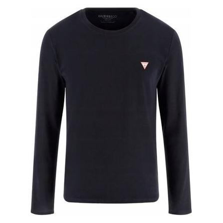Guess, Mannen, T-shirts, Herren-Langarm-T-Shirt, (S)