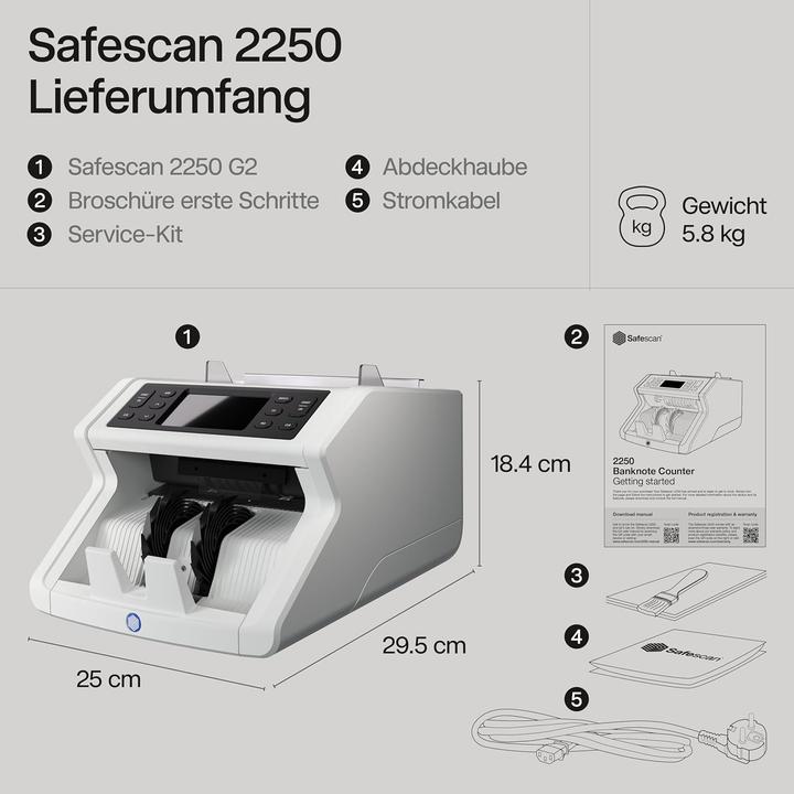 Immagine prodotto Safescan 2250 (Bancone)
