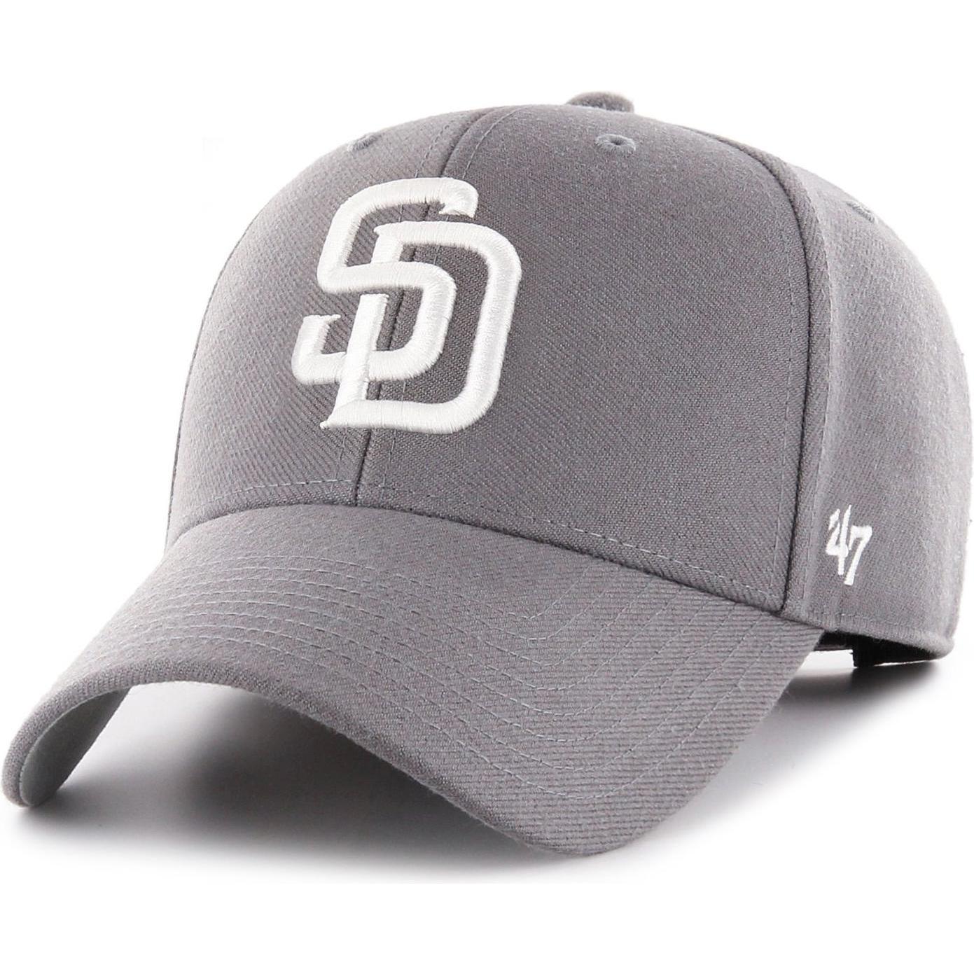 47 Brand, Herren, Cap, MLB San Diego Padres, Grau, (One Size)