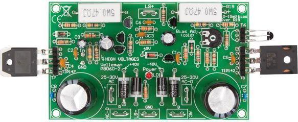 Actual product image Whadda Discrete power amplifier 200 w (Booster)