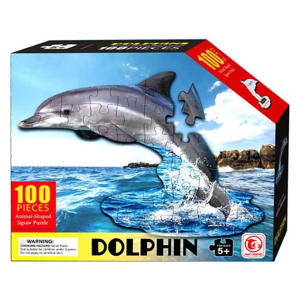 Formenpuzzle Delfin, 100-tlg. (100 onderdelen)