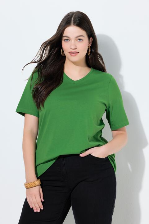 Actual product image Ulla Popken 2 Pack of Eco Cotton Basic Tees (46, 48)