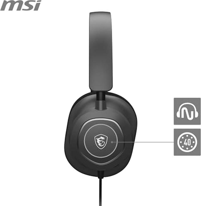 Actual product image MSI GAMING Headset MAESTRO 300 OS3-8ZC8001-000 retail (Cable)