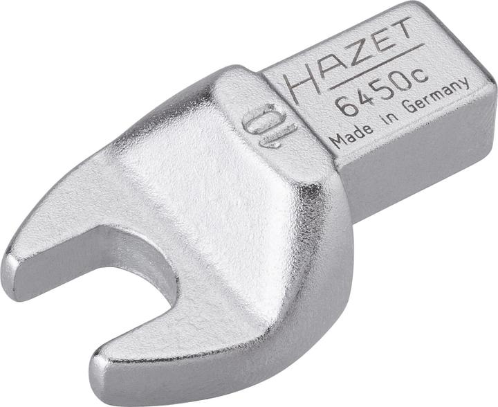 Actual product image HAZET Insert open-end wrench 6450C-10 ∙ Insert square 9 x 12 mm ∙ Outside hexagon profile ∙ 10 mm (10 mm)