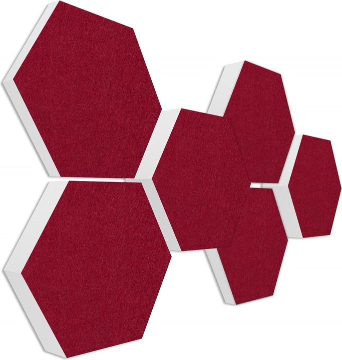 Platino24 Schallabsorber Bordeaux (6 Stk.)