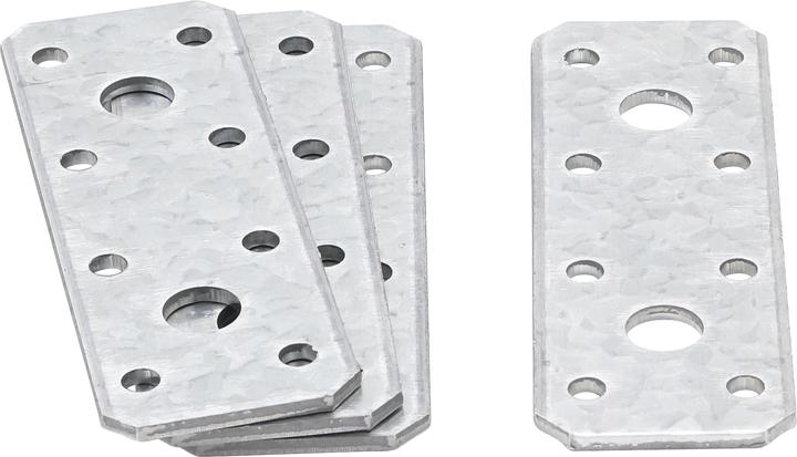 Productafbeelding BGS Platte connector | 100 x 35 x 2 mm | 4 stuks. (Platte connector, 4 Pcs.)