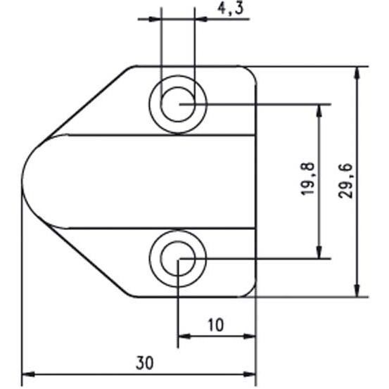 Assa Abloy, Kabelschutz + Kabelführung, ASSAABLO effeff Kabelübergang 10318W 30cm lang Weiss 30cm Netzanschlussleitung 4...