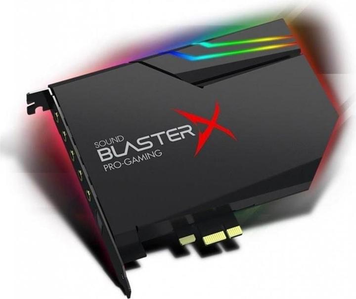 Actual product image Creative Sound BlasterX AE-5 Plus Hi-Res Gaming Sound Card / DAC - RGB, PCIe (PCI-E x1)