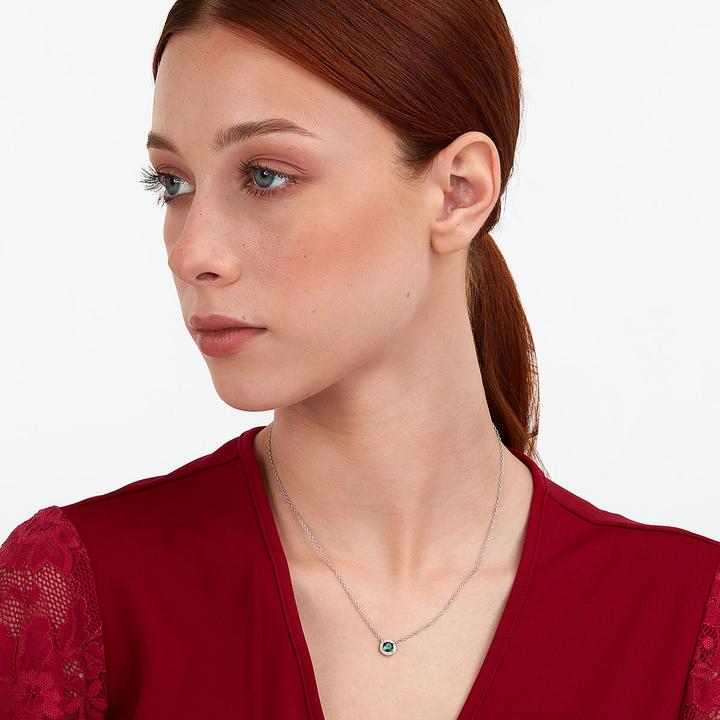 Image du produit La Petite Story Élégant collier en argent avec zircons Argent LPS10AWV06 (Argent 925, 40 cm)