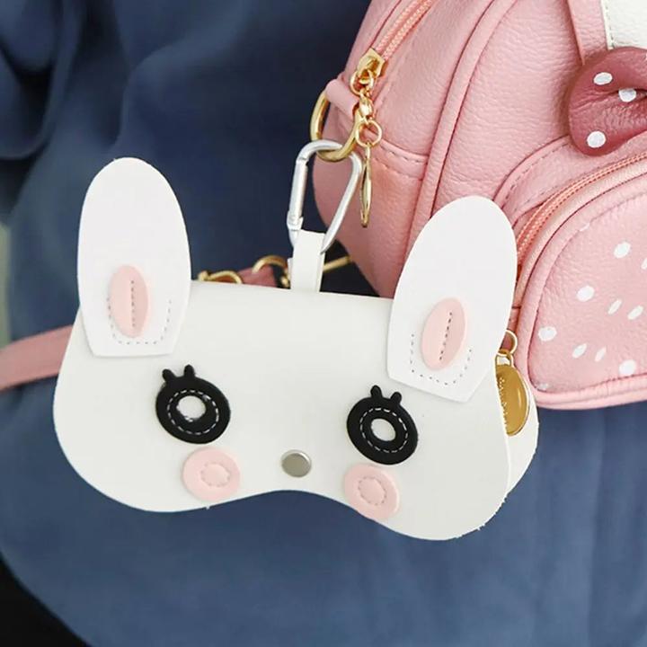 Actual product image Only-Bags.Store Cartoon Portable Sun Eye Glasses Box PU Leder Brillenetui Sonnenbrille