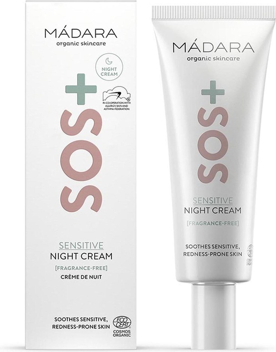 Produktbild Madara MÃDARA - Night cream SOS+ ( Sensitiv e Night Cream) 70 ml (Körpercreme, 70 ml)