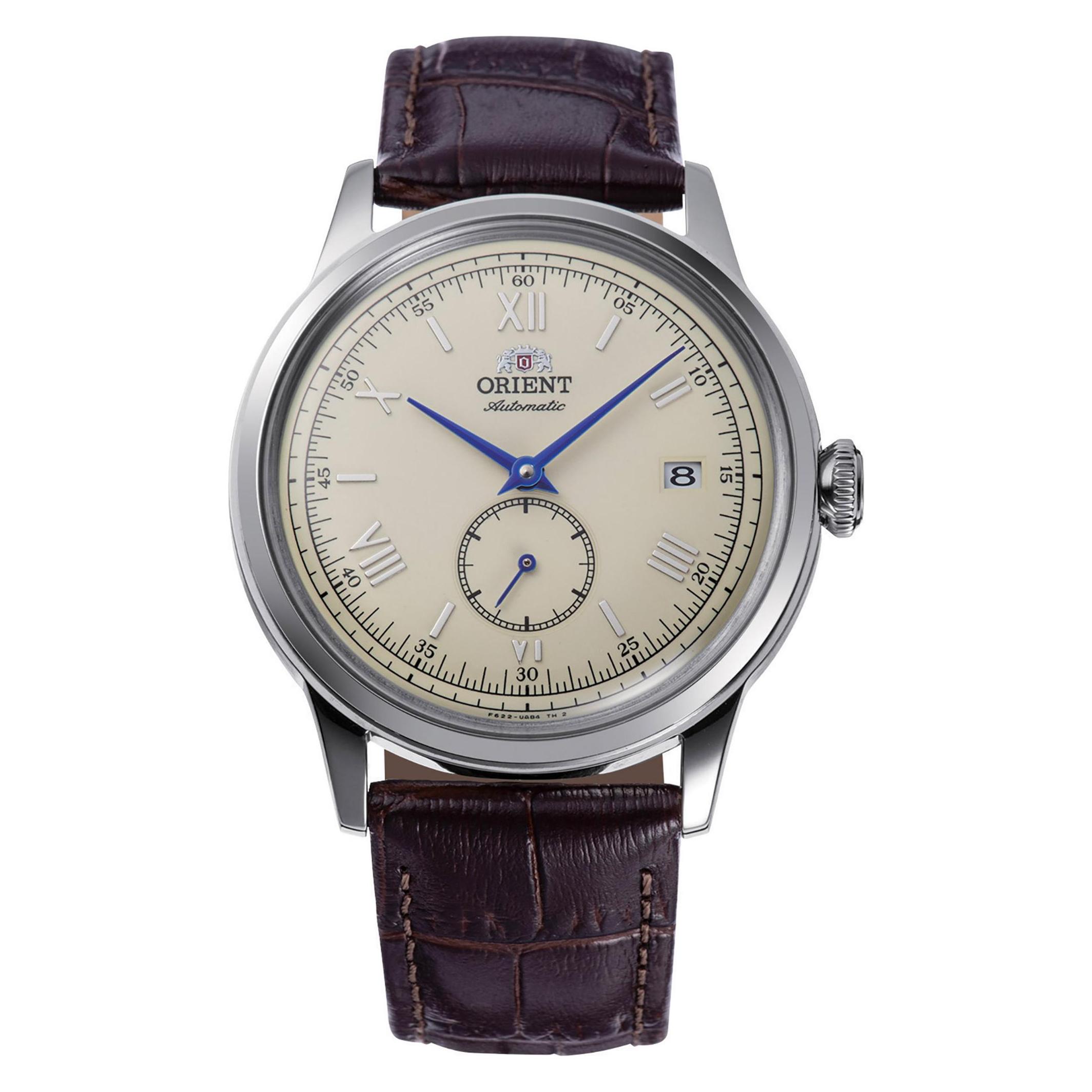 Orient, Armbanduhr, Bambino, Silber, (Analoguhr, 38 mm)