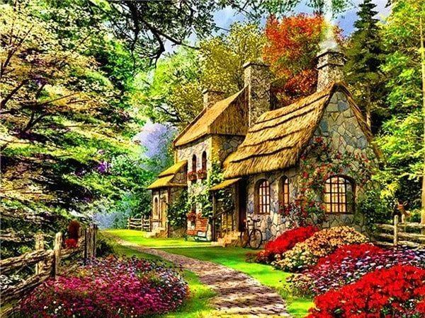 Actual product image Figured'Art Paint by Numbers Framed - Chill House