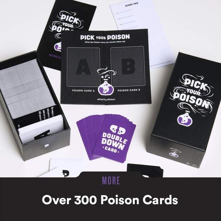 Actual product image Dyce Games Pick Your Poison The Would You Rather...? Party Game (Family / All Ages Edition) (English, 3 - 10 Players)