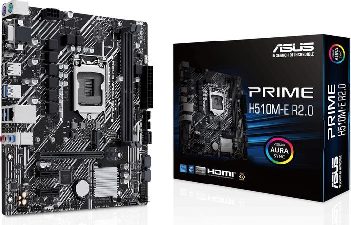 Productafbeelding ASUS PRIME H510M-E R2.0 (LGA 1200, Intel H510, mATX)
