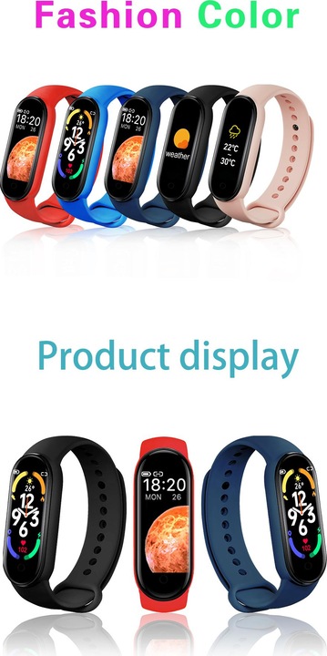 Immagine prodotto PhoneLook Active Fitness Tracker M7 Bracciale sportivo intelligente Smart Watch Bluetooth
