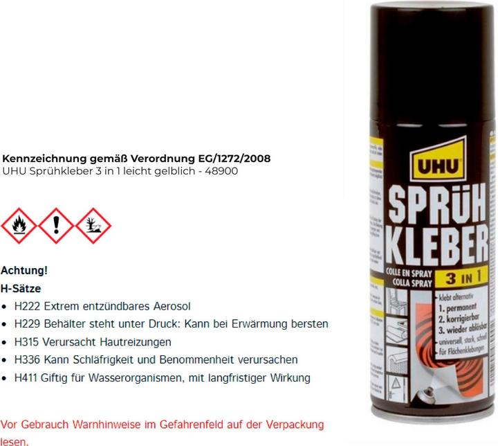 Immagine prodotto UHU 3 in 1 (201 g, 200 ml)