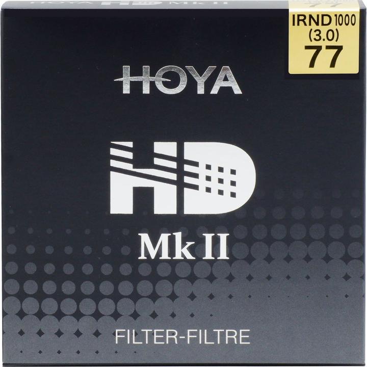 Produktbild Hoya Filter HD MkII IRND1000 (3.0) 72mm (72 mm, ND- / Graufilter)