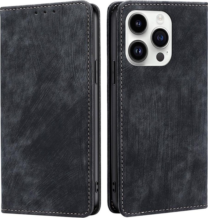 Produktbild Cover-Discount iPhone 15 Pro - Hülle mit RFID Blocker schwarz (Apple iPhone 15 Pro)