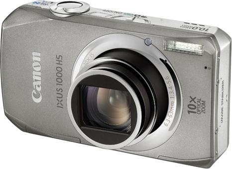 Actual product image Canon IXUS 1000HS, 10 MP, 10x Zoom, Full-HD Movies, Silver (1/2,3'')
