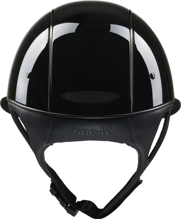 Actual product image One K bright chrome riding helmet