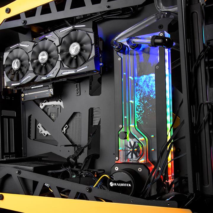 Actual product image Raijintek ACHERON 360 RBW Distro Plate - Acrylic, D-RGB