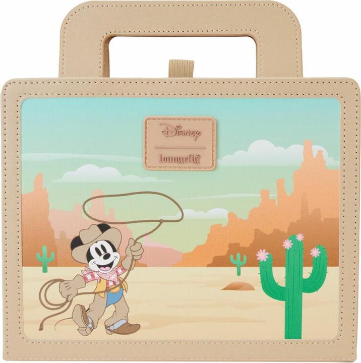 Loungefly Disney by Carnet de notes Western Mickey et Minnie Lunchbox
