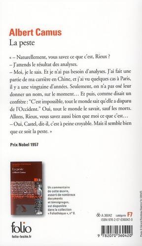 Immagine prodotto La Peste (Francese, Albert Camus, 2009)