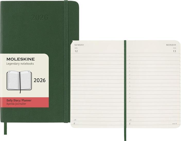 Produktbild Moleskine Tagebuch (A6, 1 Tag / 1 Seite)