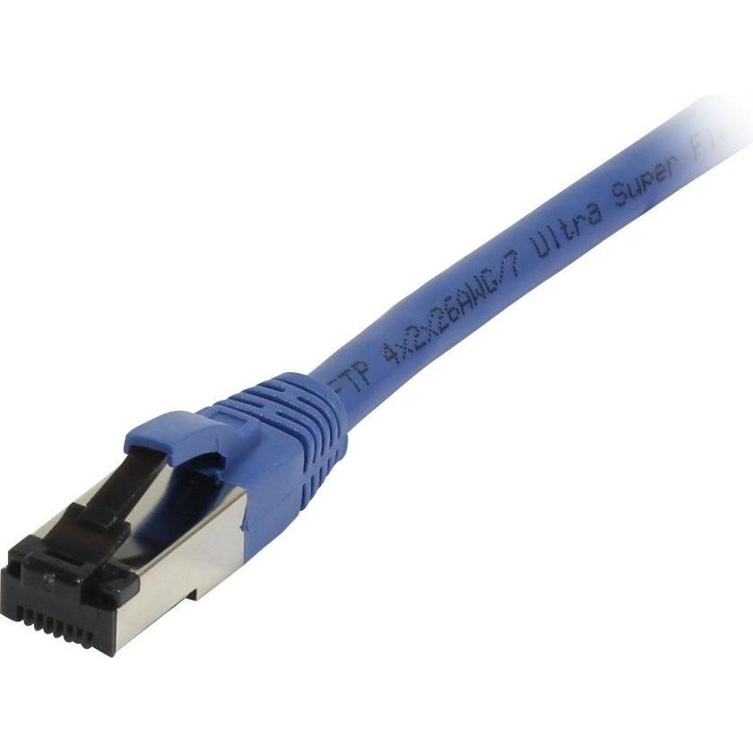 Synergy 21 Patchkabel RJ45, CAT8.1 2000Mhz, 1,0m, blau, S-STP(S/FTP), TPE(Ultra SuperFlex), AWG26 (S/FTP, CAT8.1, 1 m), ...